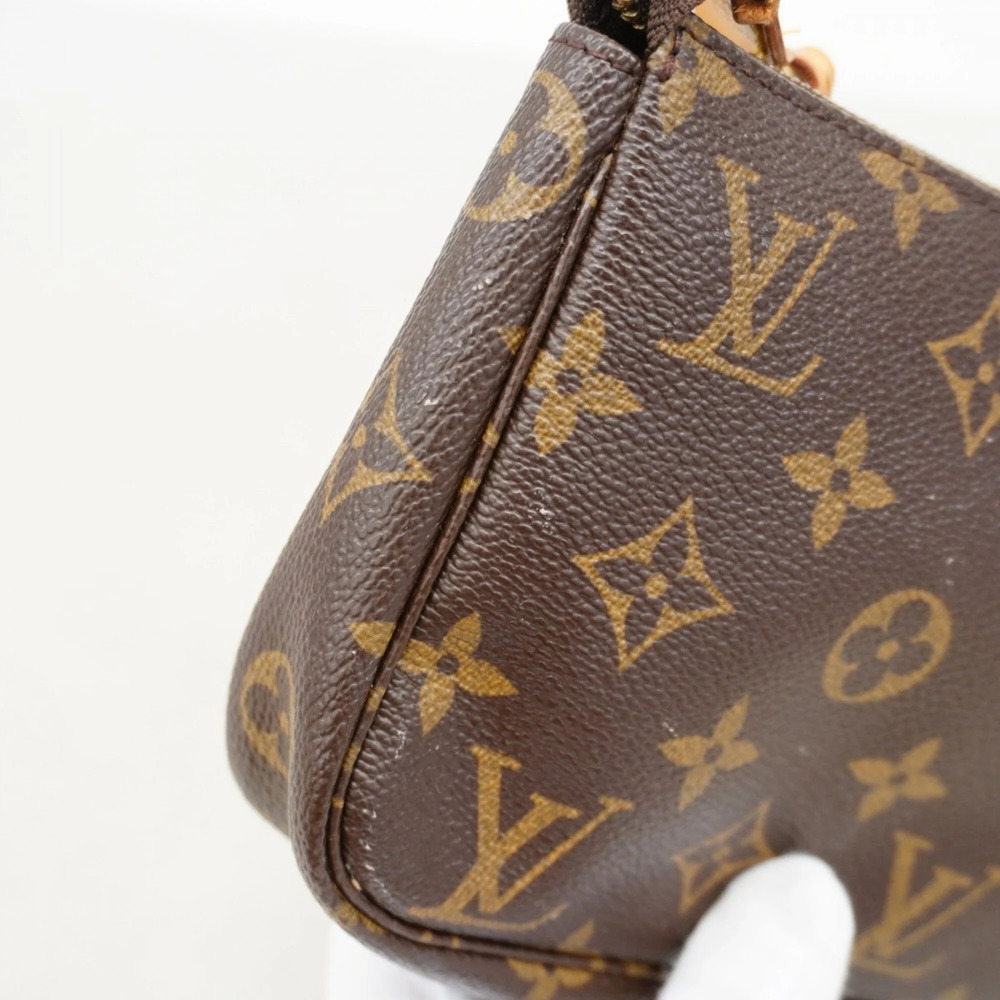 LOUIS VUITTON Brown Monogram Pochette Pouch - Picture 11 of 12